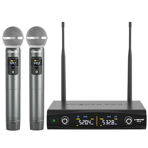 Phenyx Pro Wireless Microphone System, Metal Wireless Mic...
