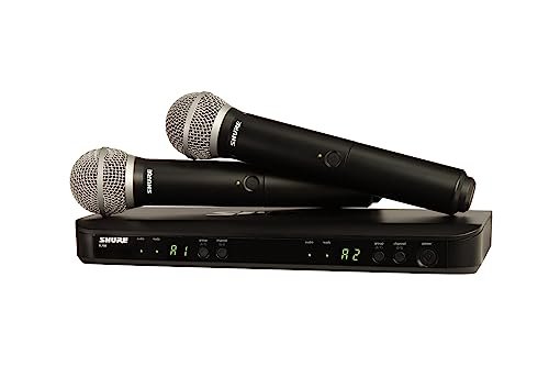 Shure BLX288/PG58 Wireless Microphone System - 14-Hour...