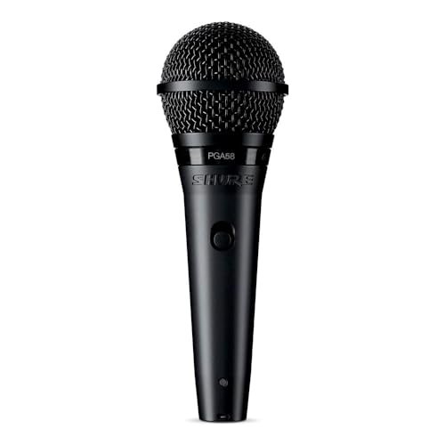 Shure PGA58 Dynamic Microphone - Handheld Mic for Vocals...