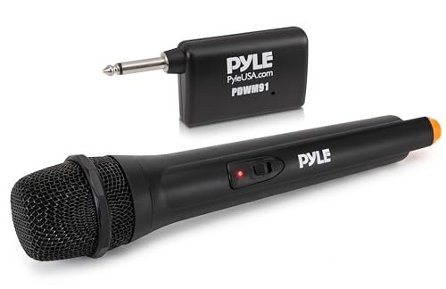 Pyle Portable VHF Wireless Microphone System - Professional...