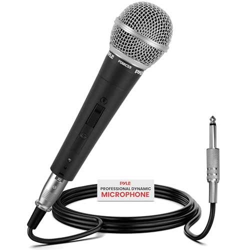 Pyle Professional Dynamic Vocal Microphone - Moving Coil...