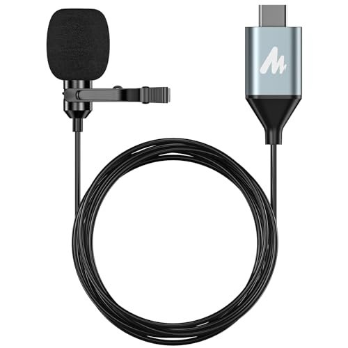 MAONO USB C Lavalier Microphone for iPhone 15, iPad,...