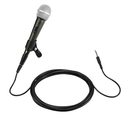 Amazon Basics Dynamic Vocal Microphone with Cable for...
