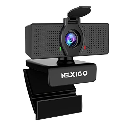 NexiGo N60 1080P Webcam with Microphone, Software Control &...