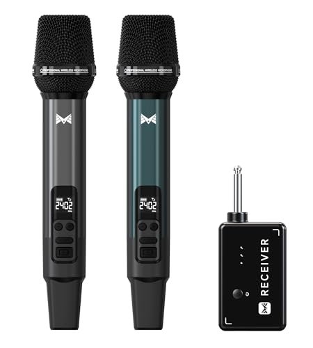 Wireless Microphone, Metal Dynamic Wireless Microphones...