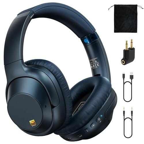Bluetooth 6.0 Active Noise Cancelling Headphones for...