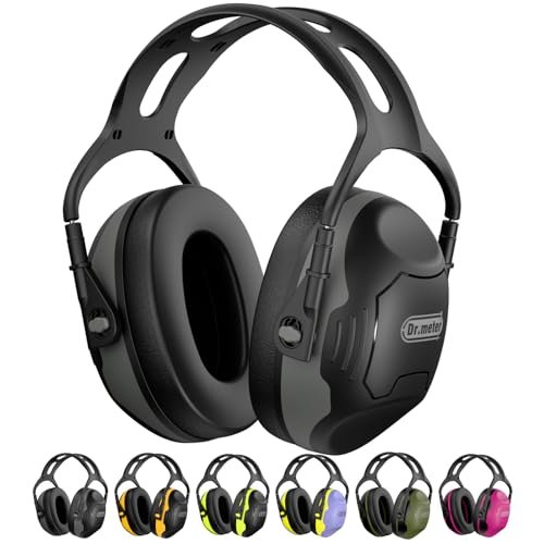 Dr.meter Ear Protection Ear Muffs, Noise Cancelling...