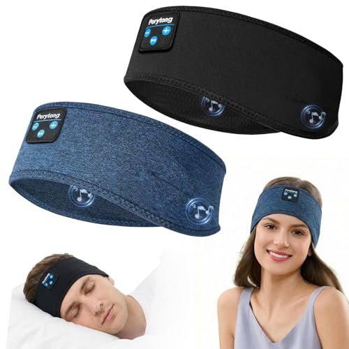 2 Pack Sleep Headphones Headband, Bluetooth Sleeping...