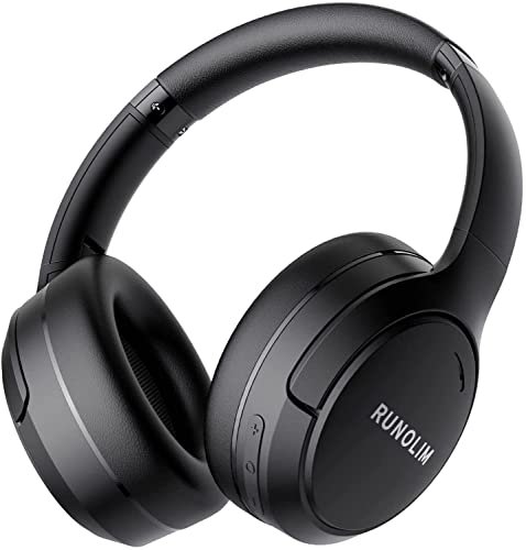 RUNOLIM Hybrid Active Noise Cancelling Headphones, Wireless...