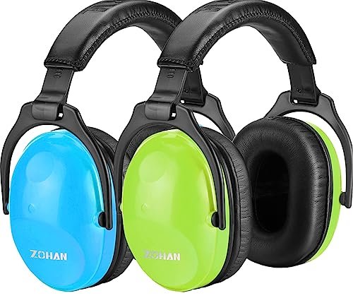 ZOHAN Kids Ear Protection 2 Pack, 25dB NRR Noise...